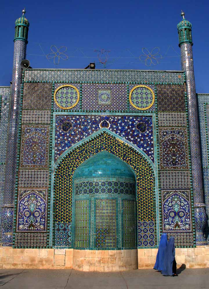 Blue Mosque in Mazar-e-Sharif, Afghanistan